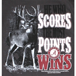 Alabama Crimson Tide Football T-Shirts - Most Points Wins